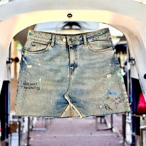 🌸 ZARA BLUE DENIM SKIRT